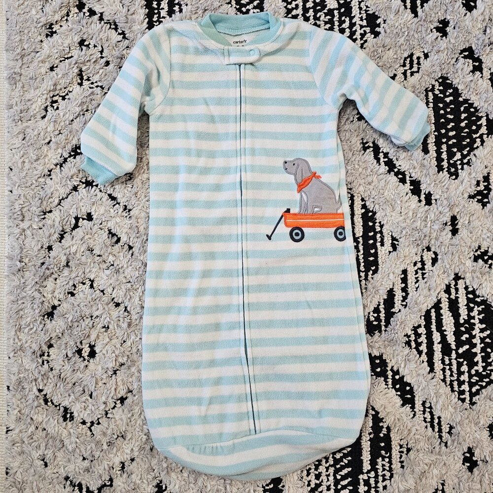 Carter's Baby Boy Long Sleeve Fleece Sleep Sack 0-3 Months